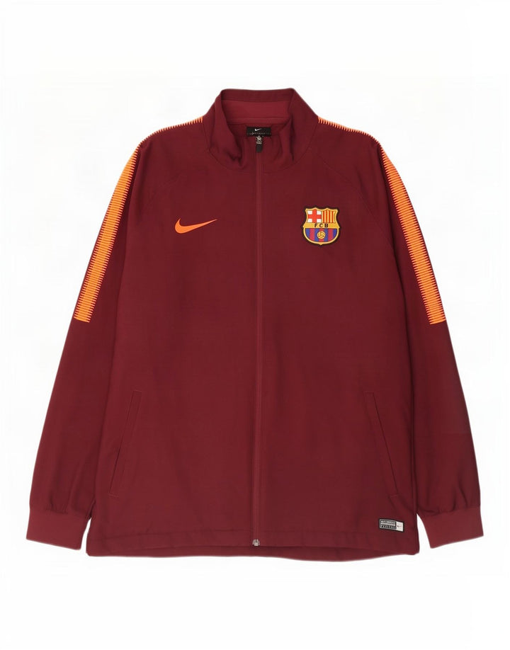 Giacca da tuta da uomo Nike Barcelona XL Poliestere color block bordeaux
