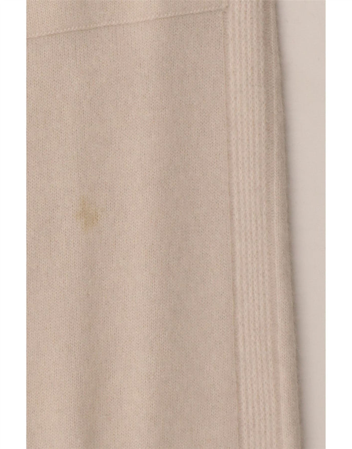 VINTAGE Womens Tracksuit Trousers IT 42 Medium  Off White Vintage Vintage and Second-Hand Vintage from Messina Hembry 