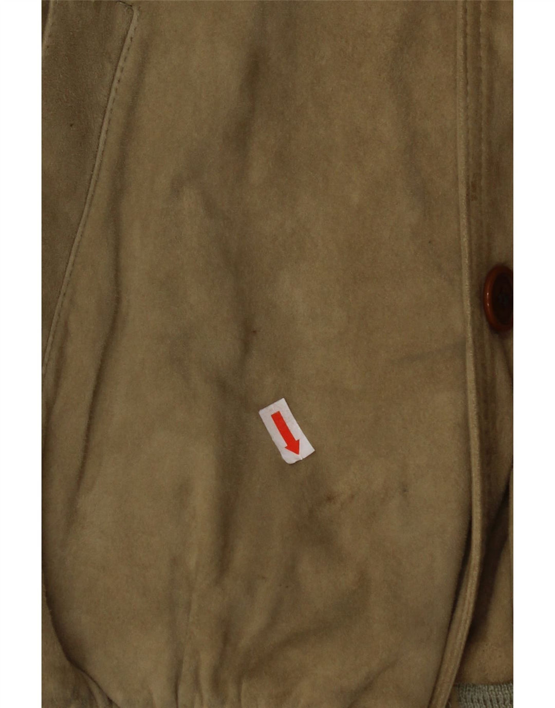 Giubbotto bomber in pelle scamosciata da uomo VINTAGE IT 48 Beige medio