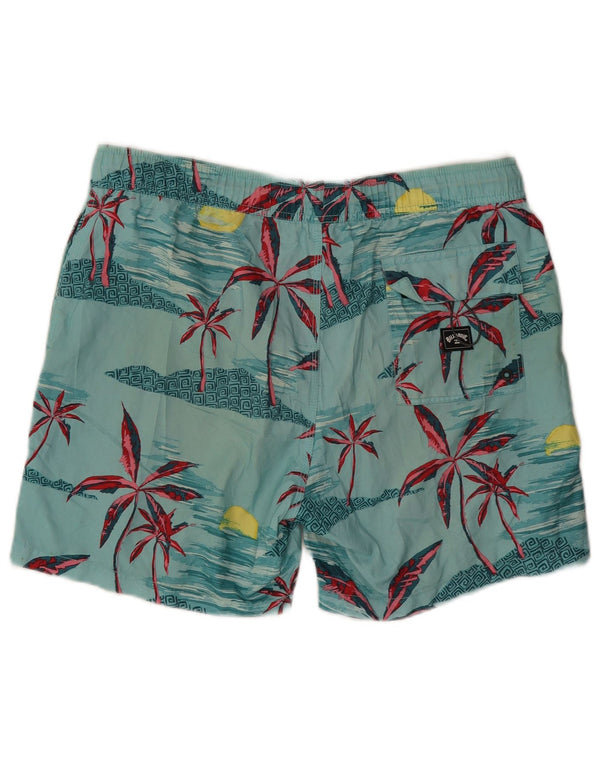 Pantaloncini da bagno grafici da uomo Billabong grandi blu hawaiani
