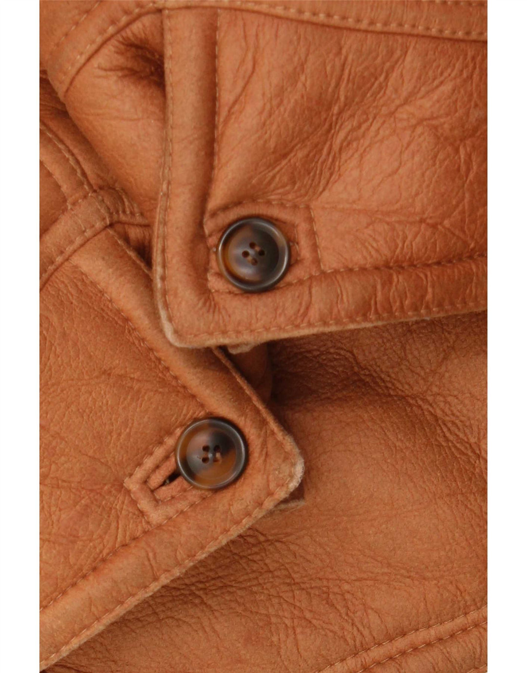 Giubbotto in shearling vintage da uomo IT 54 2XL Marrone