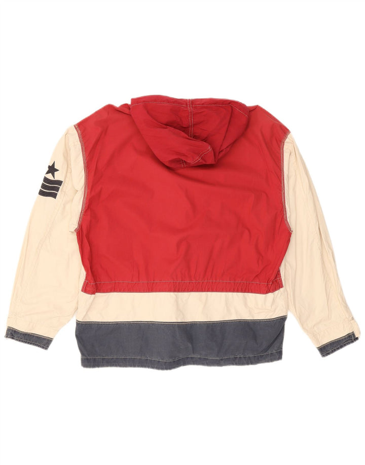 Giacca a vento da uomo Ocean Star IT 46 Small White Colourblock sintetico