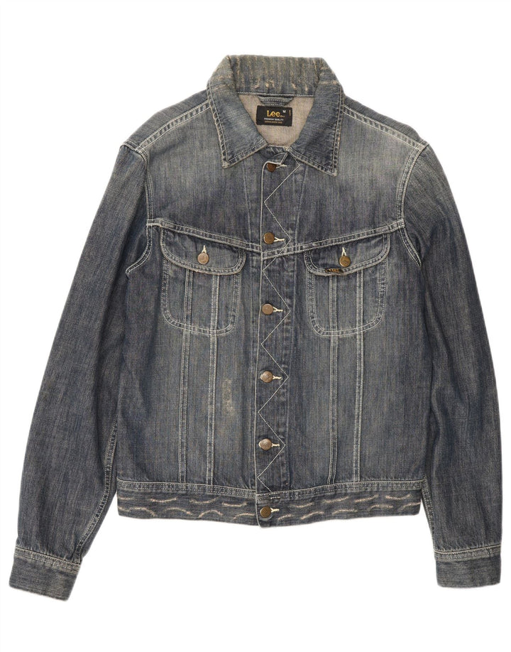 Giacca in denim da donna Lee UK 14 cotone blu medio