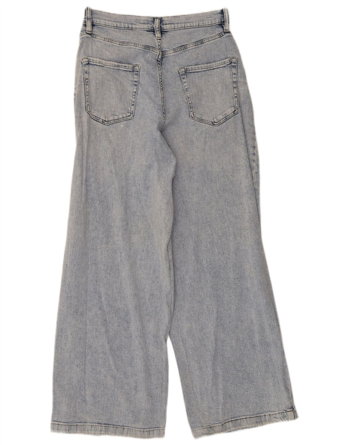 Jeans Dkny da donna a gamba larga W29 L28 cotone blu