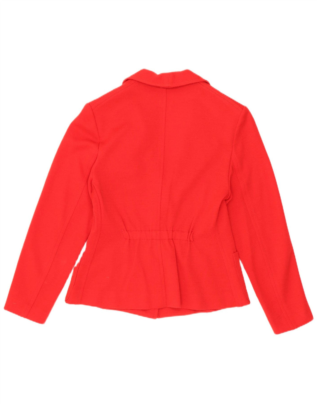 Giacca blazer vintage da donna a 2 bottoni UK 10 piccola rossa