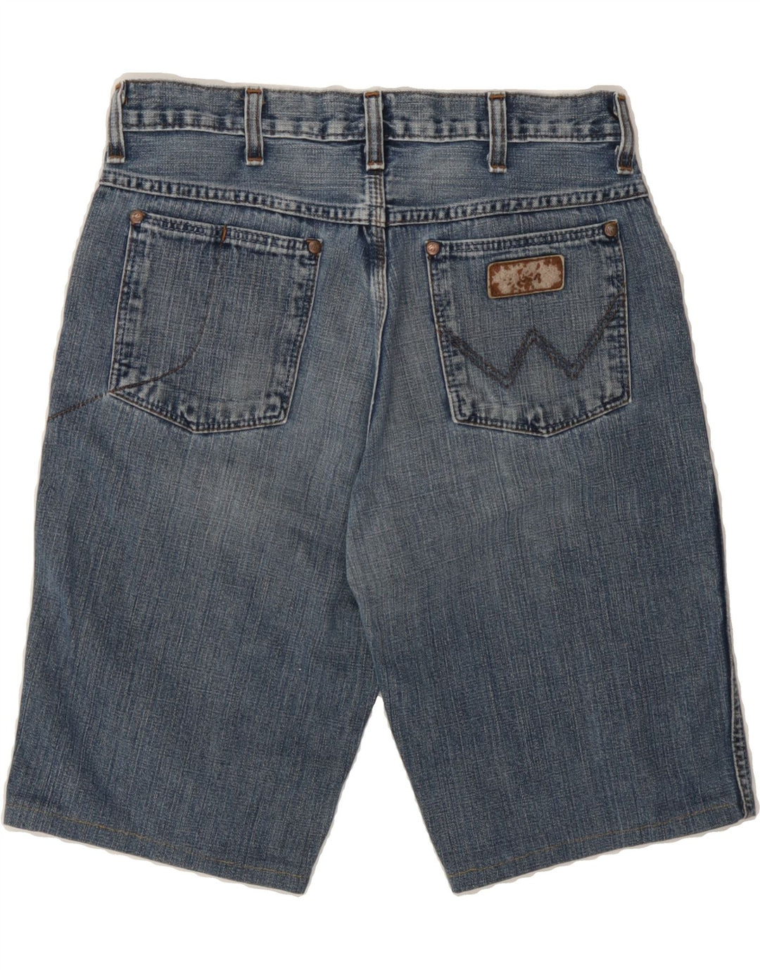 WRANGLER Womens Denim Shorts W29 Medium  Blue Cotton Vintage Wrangler and Second-Hand Wrangler from Messina Hembry 