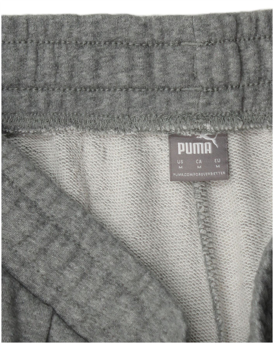 Pantaloni da tuta con grafica da donna Puma Joggers UK 14 Grigio medio chiazzato