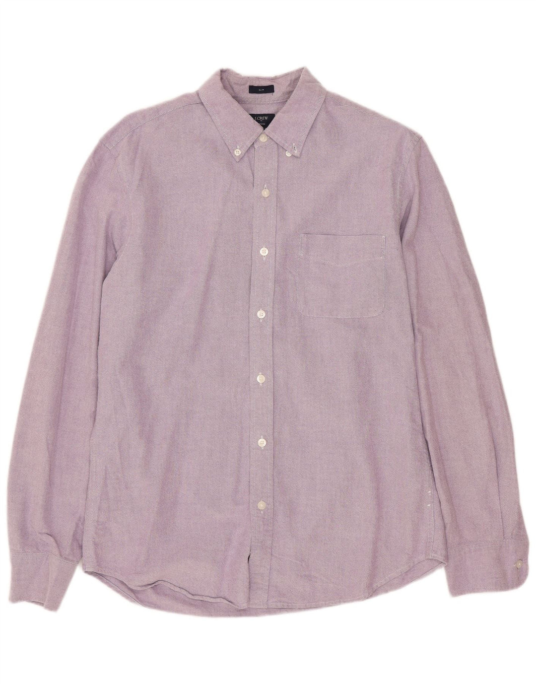 Camicia slim da uomo Oxford J. Crew in cotone viola medio