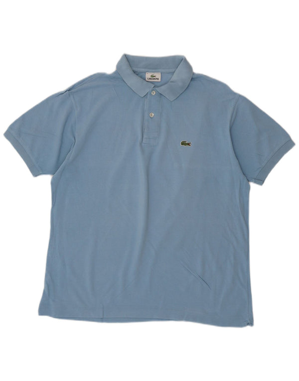 Polo da uomo LACOSTE taglia 6 XL in cotone blu