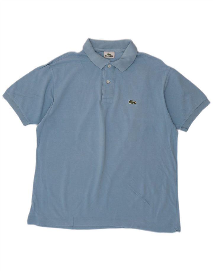 Polo da uomo LACOSTE taglia 6 XL in cotone blu