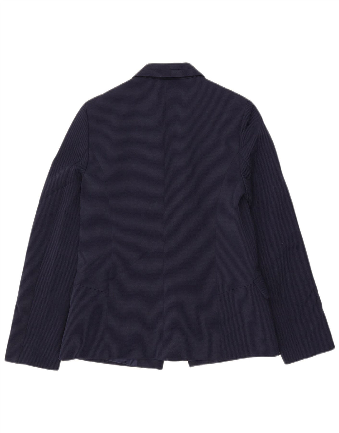 Giacca blazer aperta da donna Oasis UK 10 piccola poliestere blu navy