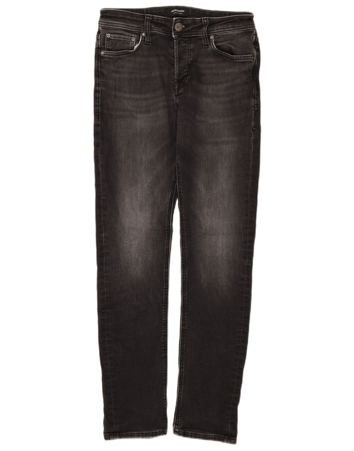 Jack & Jones Uomo GLENN Slim Jeans W29 L32 Cotone Grigio