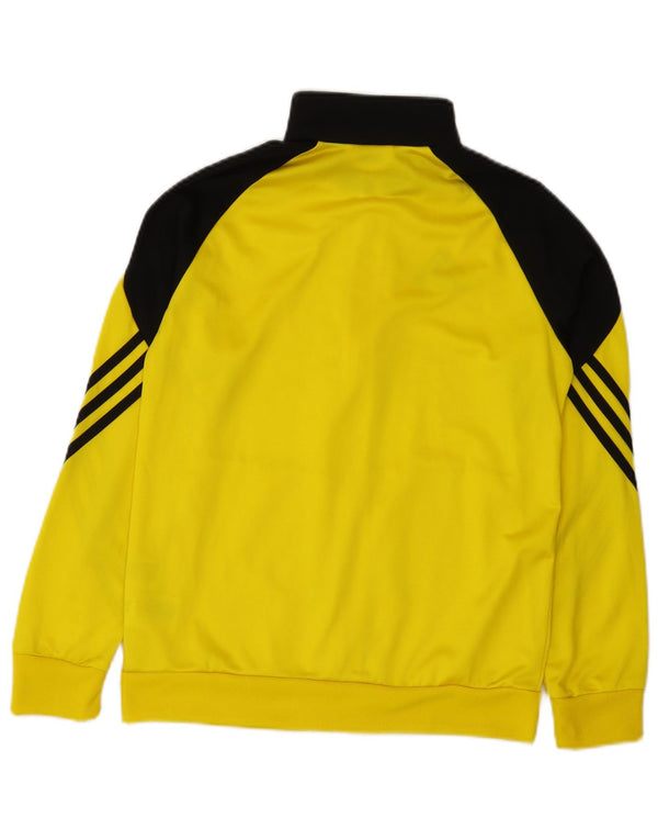 Giacca da tuta da ragazzo Adidas 13-14 anni XL Colorblock giallo