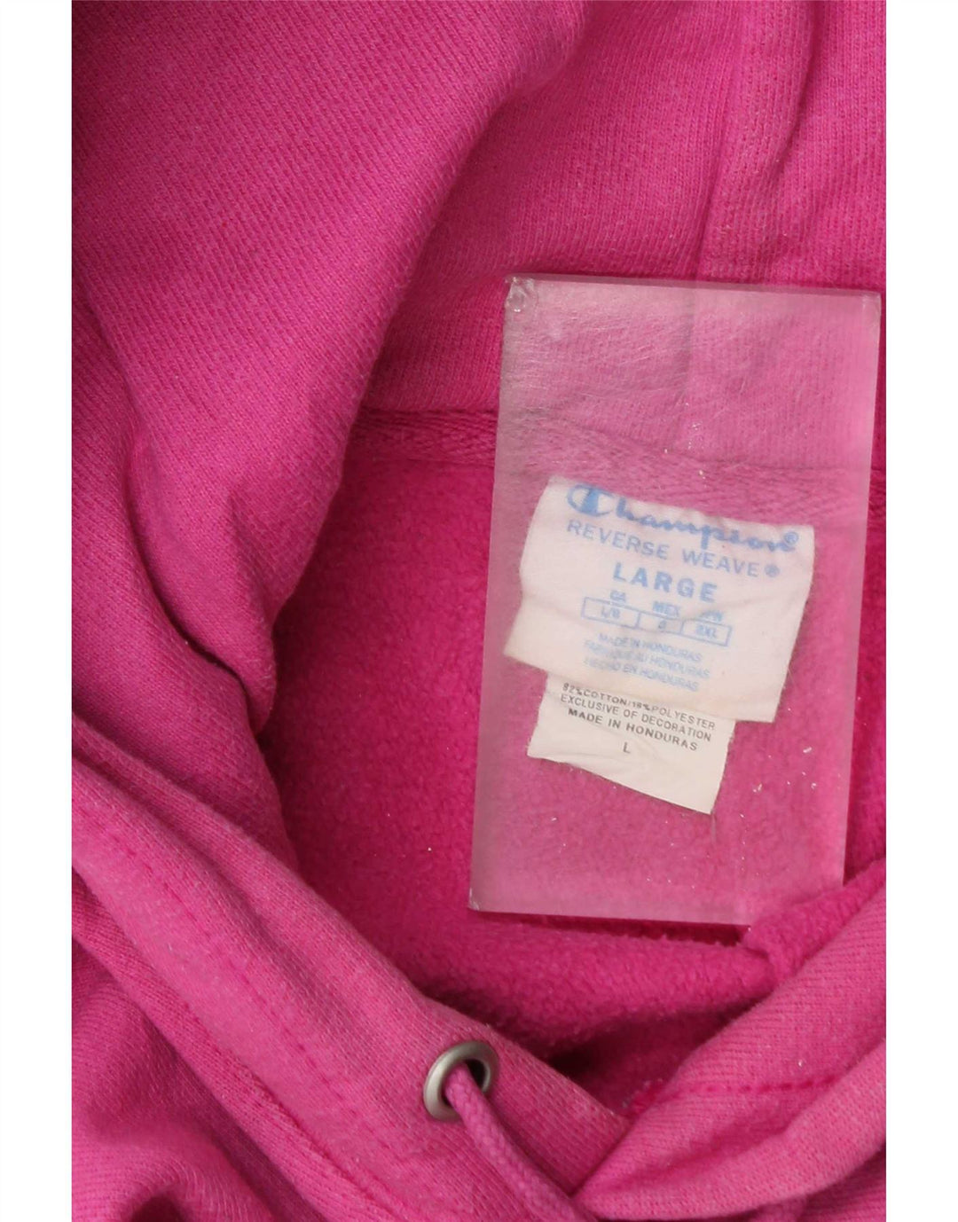 Maglione con cappuccio da uomo Champion grande in cotone rosa