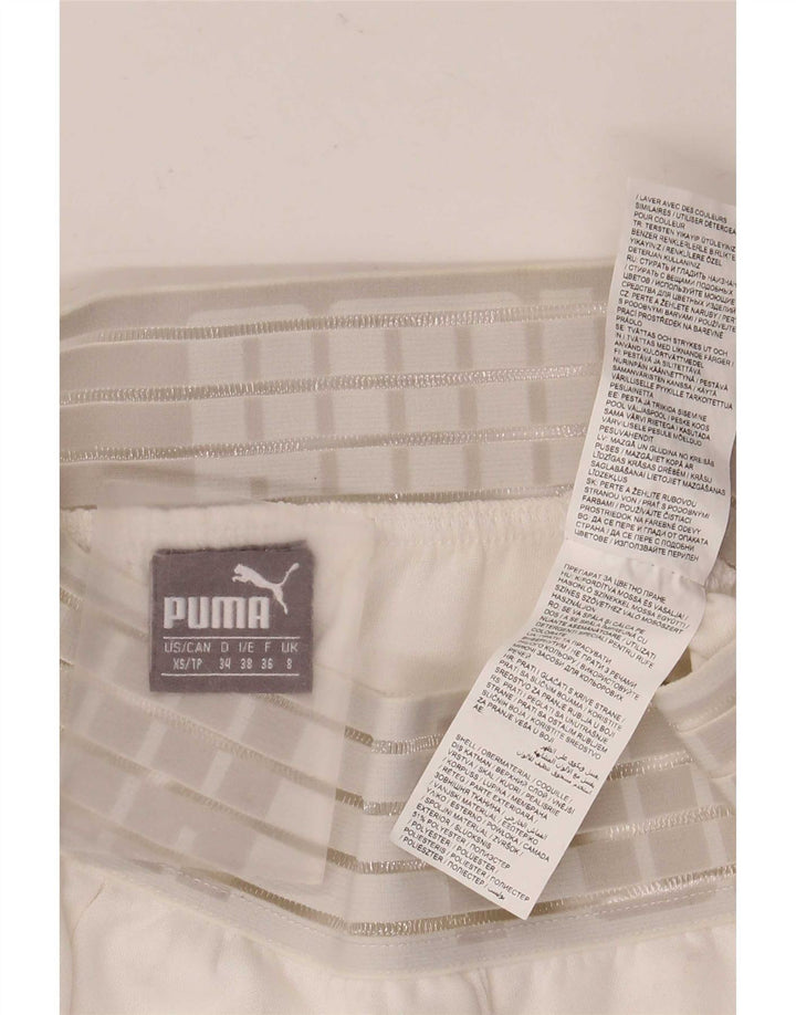 Pantaloncini sportivi grafici da donna Puma UK 8 Small Poliestere bianco