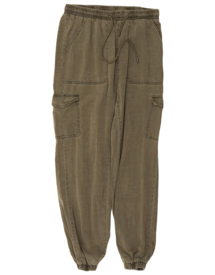 7 FOR ALL MANKIND Pantaloni cargo da jogging da donna medi W30 L27 Cachi