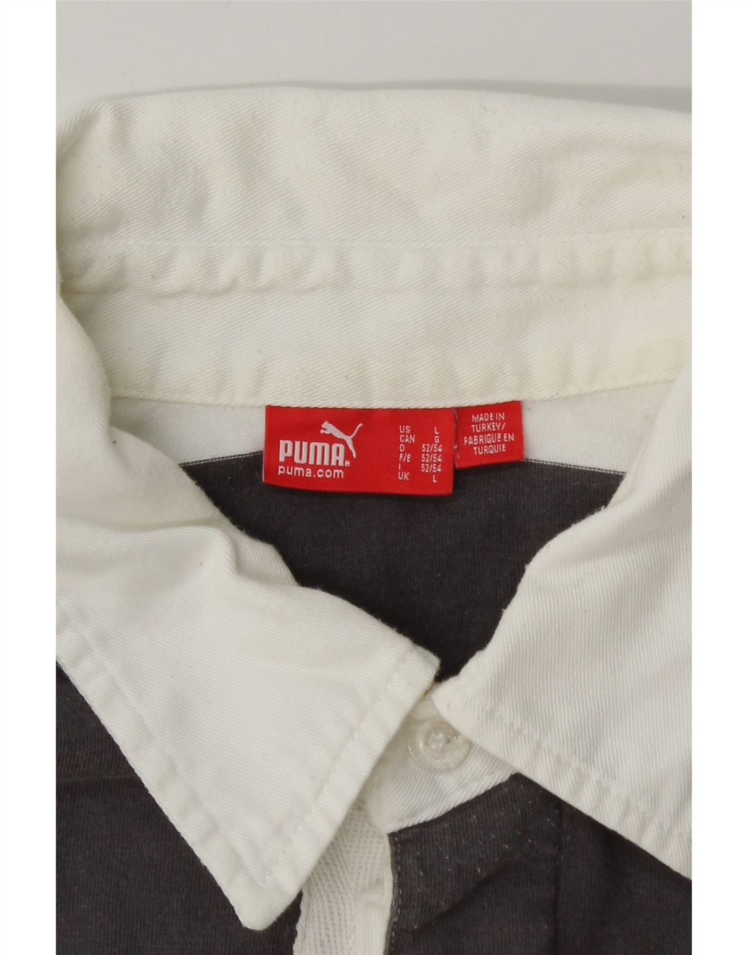 Polo da rugby a maniche lunghe con grafica PUMA da uomo, a righe grandi, multicolore