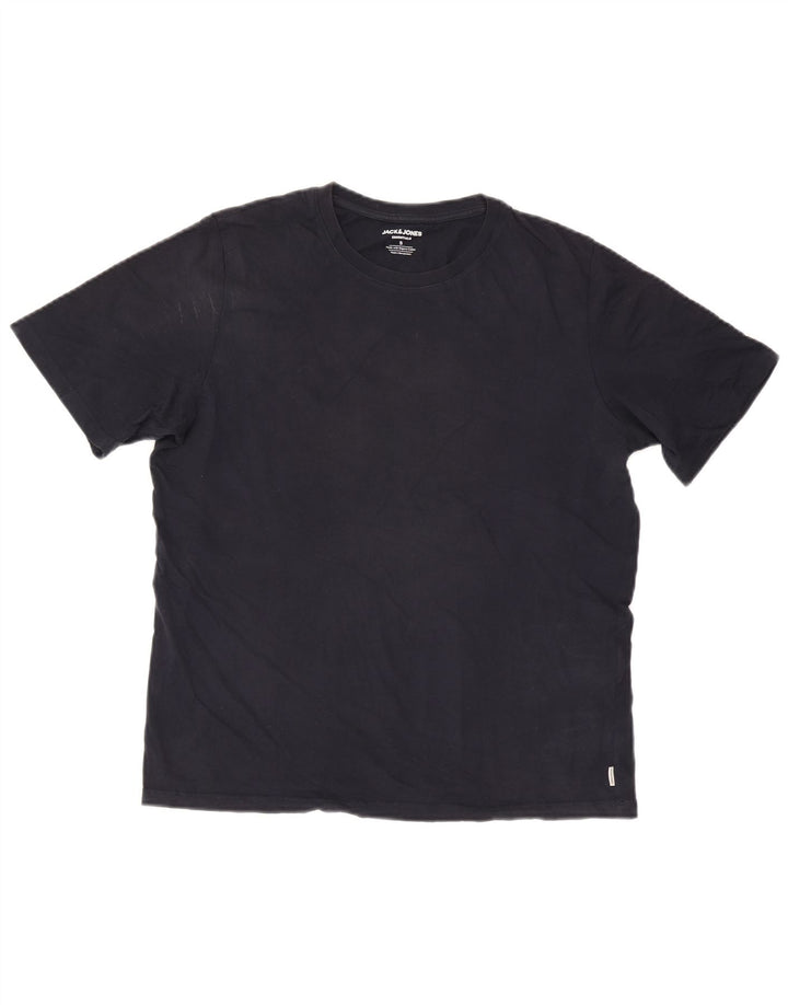 T-shirt da uomo Jack & Jones Top Small in cotone blu navy
