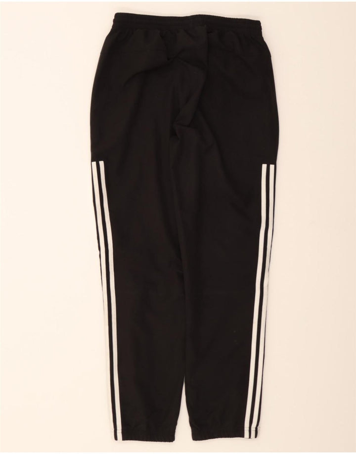ADIDAS Womens Tracksuit Trousers Joggers UK 12 Medium  Black Polyester Vintage Adidas and Second-Hand Adidas from Messina Hembry 