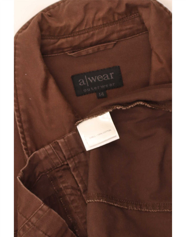 Giacca da donna Awear Utility UK 14 Cotone marrone medio