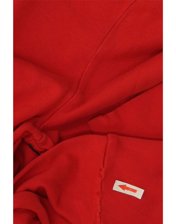 Maglione con cappuccio grafico da uomo Levi's grande in cotone rosso