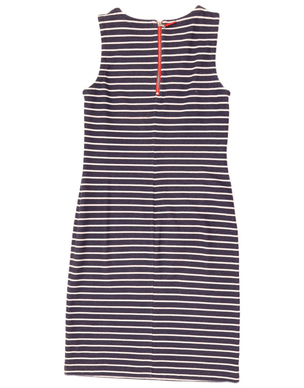 Abito tubino senza maniche da donna Tommy Hilfiger UK 14 Large Navy Blue Striped