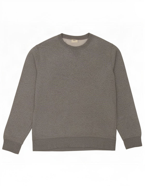 Marks & Spencer Mens Sweatshirt Jumper Large Grey Flecked Cotton