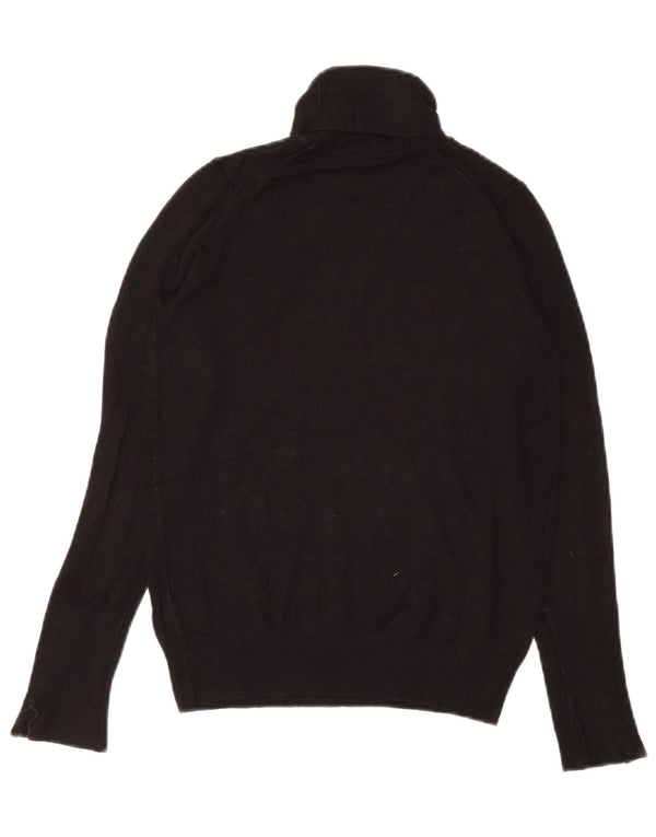 Maglione maglione a collo alto da donna Zara UK 8 piccolo nero