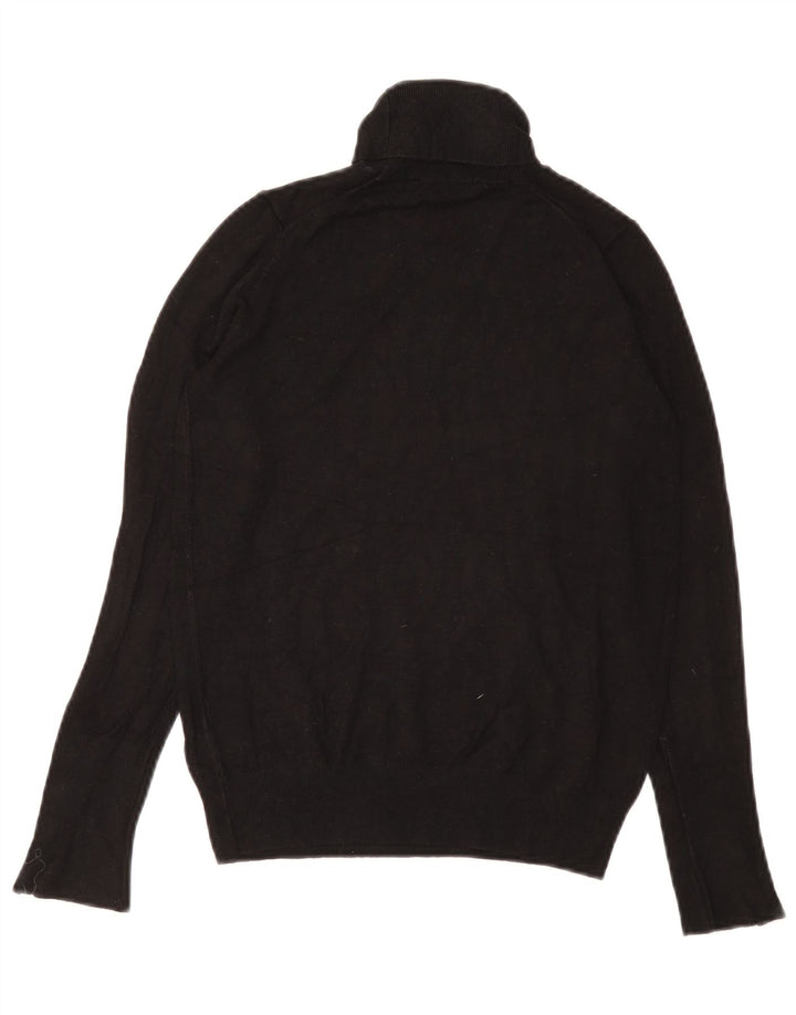 Maglione maglione a collo alto da donna Zara UK 8 piccolo nero