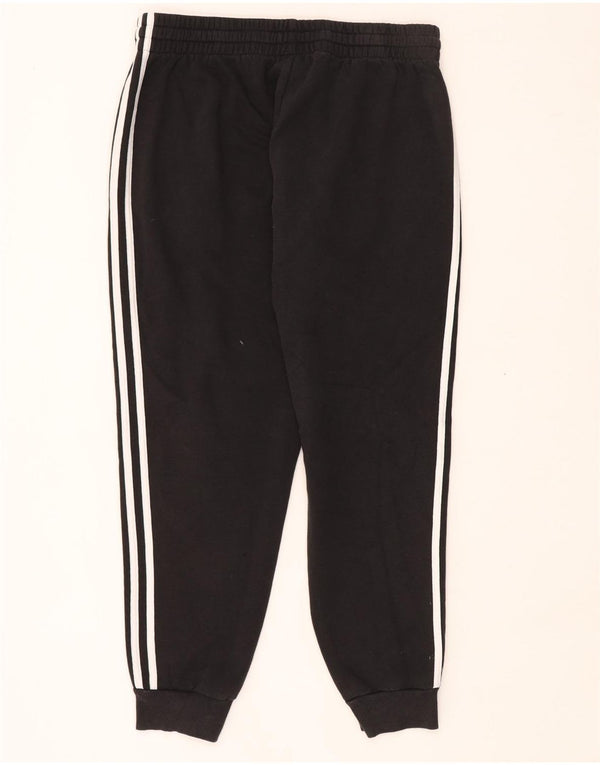 Pantaloni da tuta da donna Adidas Joggers UK 16 Large Nero Cotone