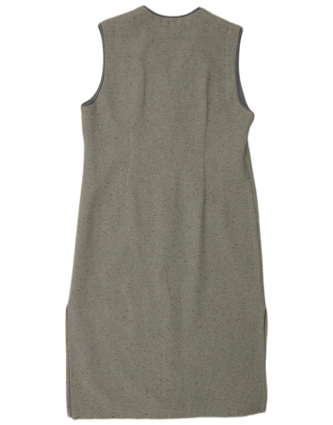 Abito lungo senza maniche da donna Tricot Chic UK 14 Grigio medio chiazzato