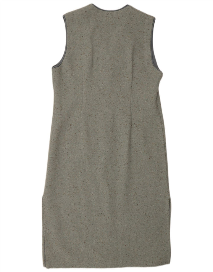 Abito lungo senza maniche da donna Tricot Chic UK 14 Grigio medio chiazzato