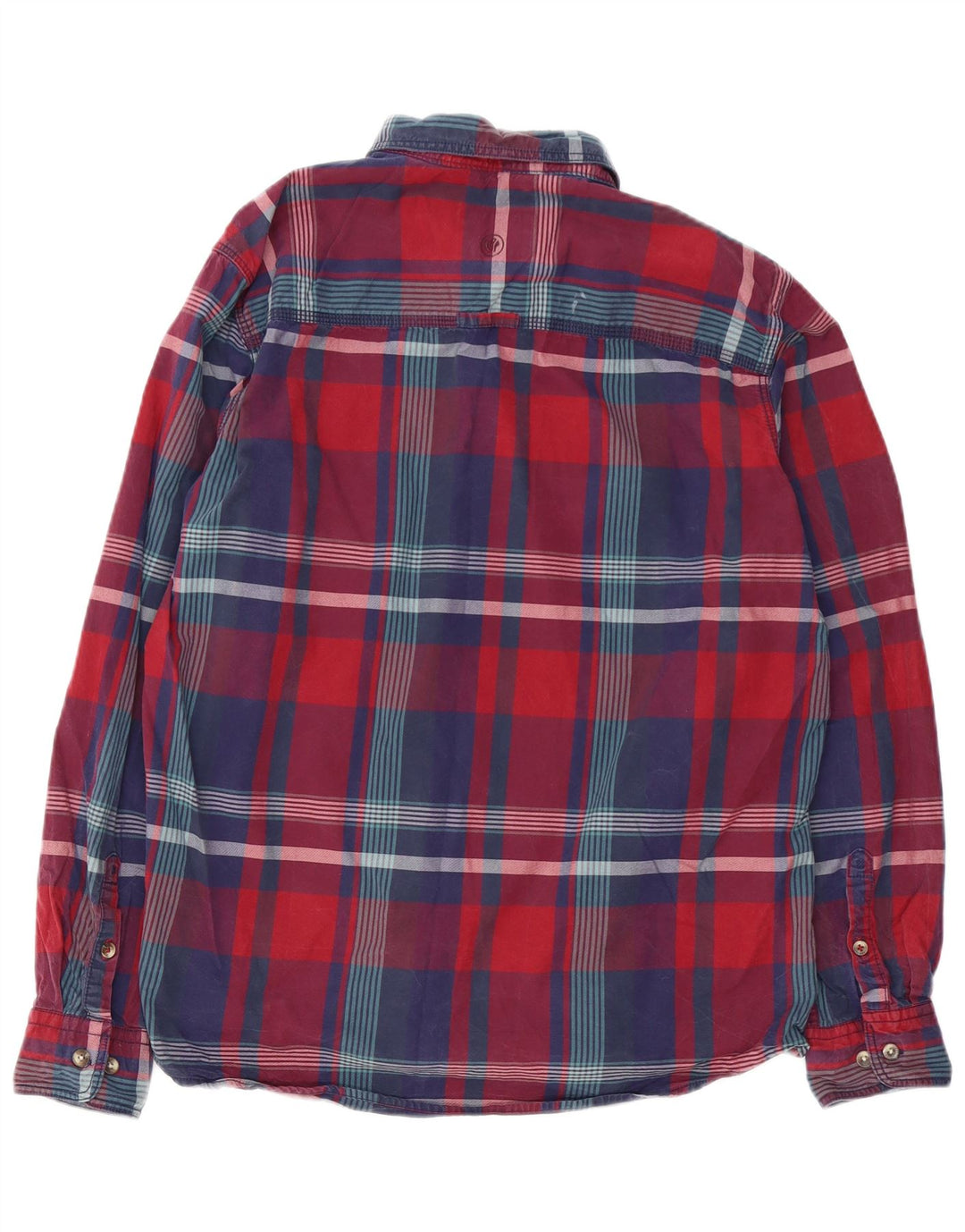 Camicia da uomo classica Fat Face XL in cotone a quadri rossi