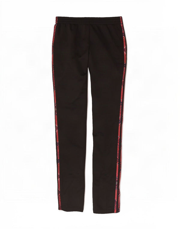 Pantaloni da tuta da donna Adidas UK 14 Medium Nero Colourblock Poliestere