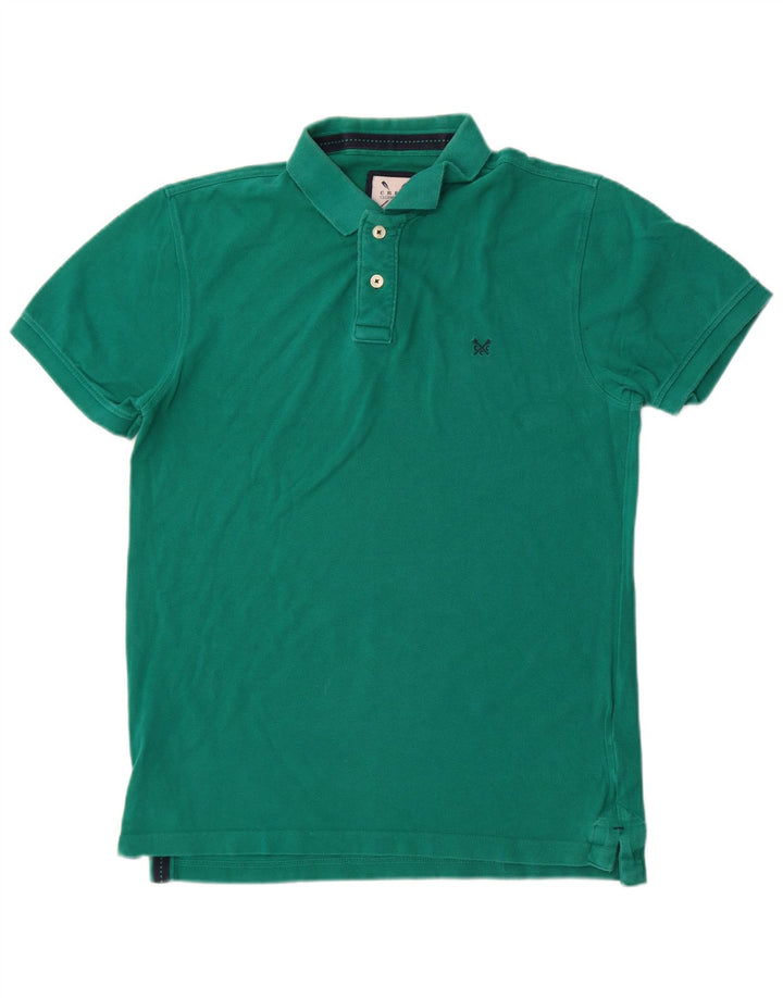 Crew Clothing Polo da uomo in cotone verde medio