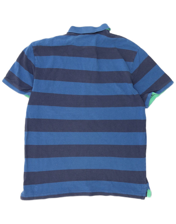 Polo da uomo Gap 2XL in cotone a righe blu navy