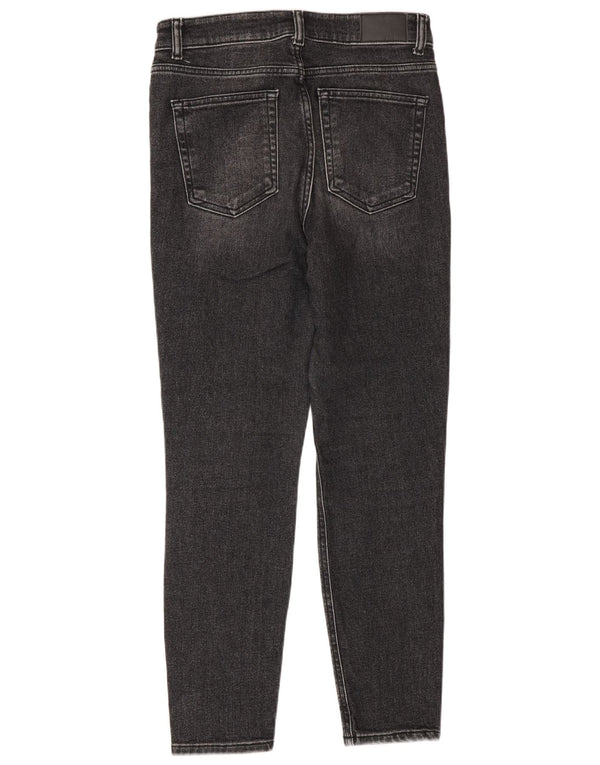 Jeans skinny a vita alta da donna Zara EU 40 medio W30 L28 grigio