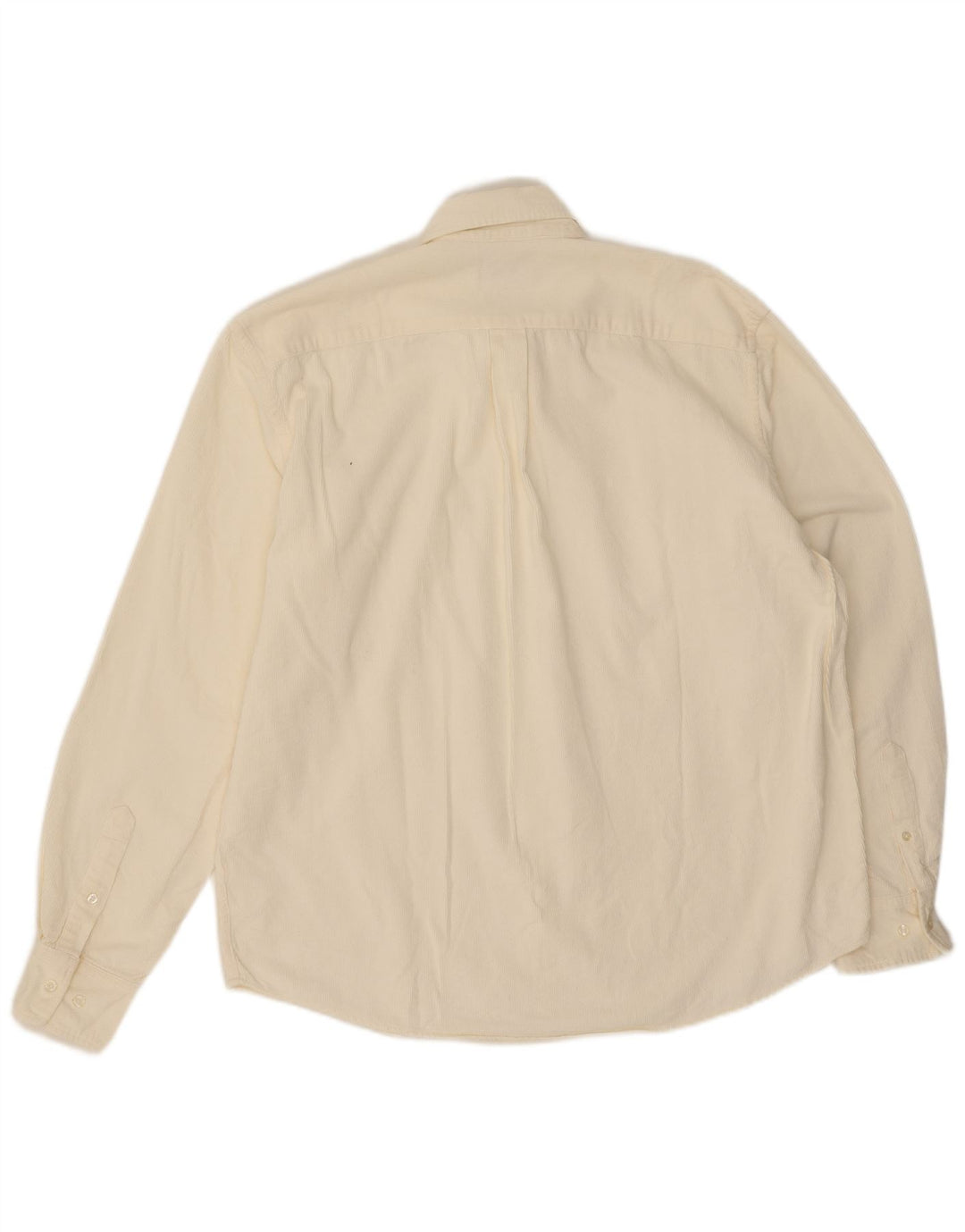 Camicia da uomo in velluto a coste Sergio Tacchini XL in cotone bianco