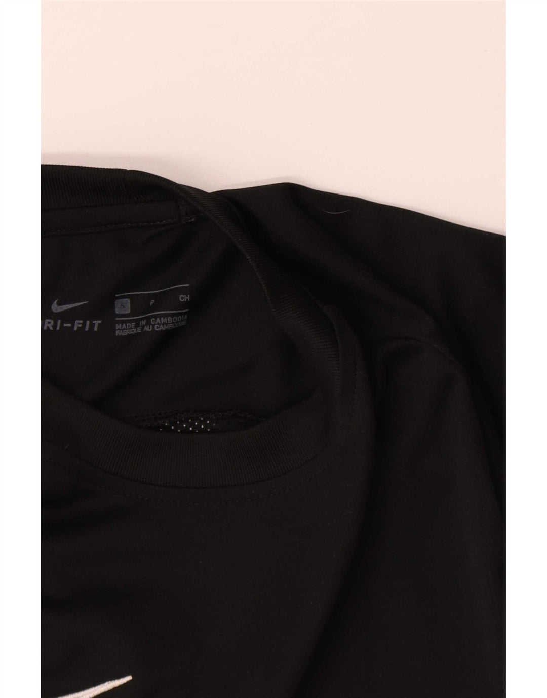 T-shirt Nike Dri Fit da uomo, piccola, in poliestere color block nero