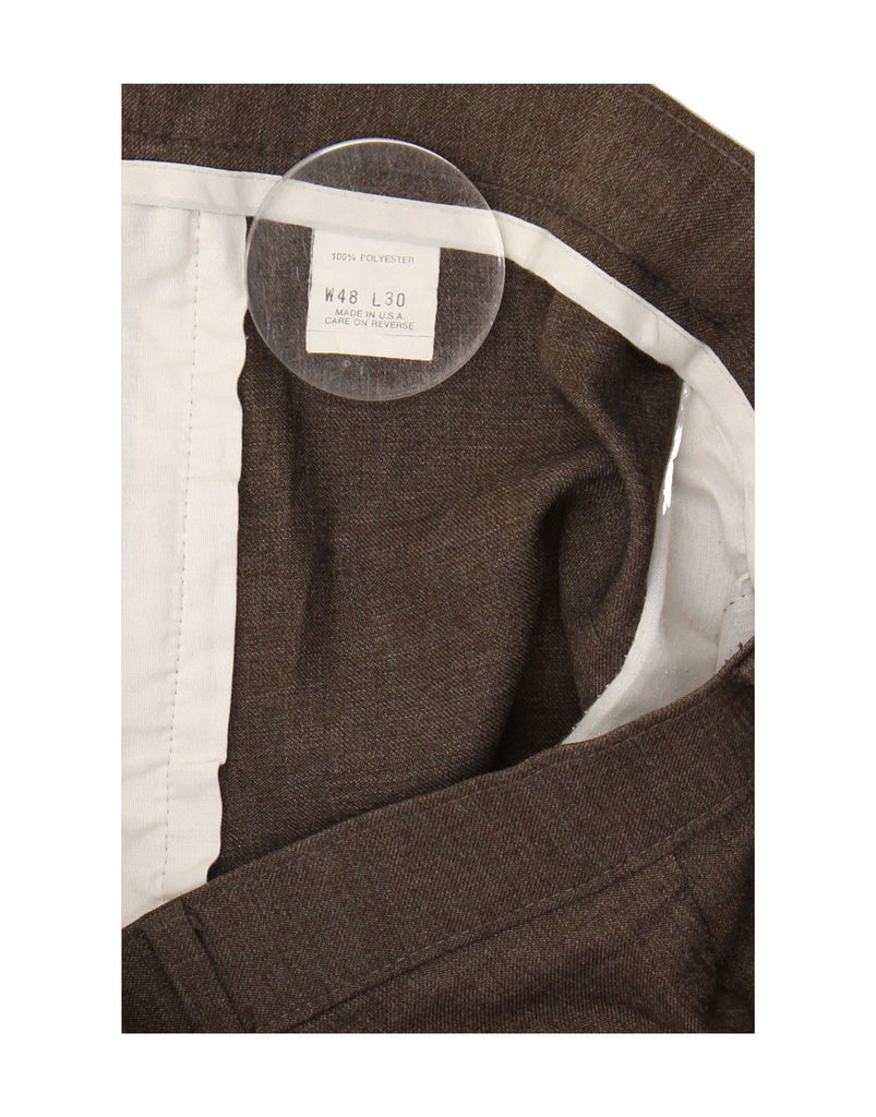 LEVI'S Mens Straight Chino Trousers W48 L30 Brown Polyester Vintage Levi's and Second-Hand Levi's from Messina Hembry 