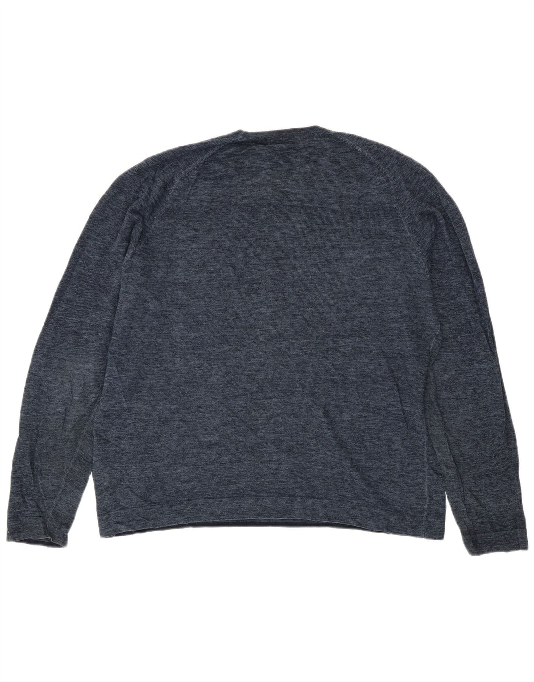 Maglione maglione girocollo da uomo Marks & Spencer blu Harbour grande blu navy