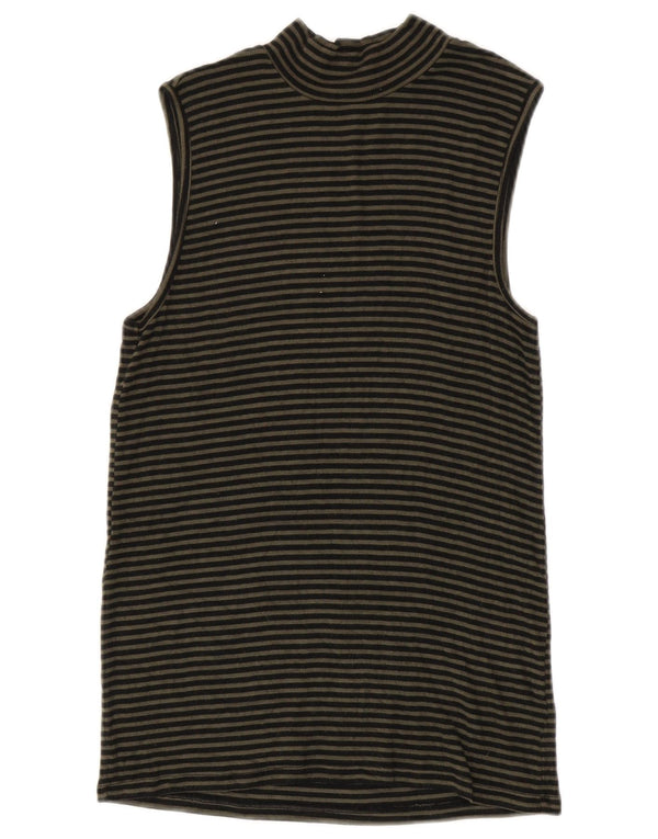 Canotta da donna Gap UK 12 modal a righe nere medie