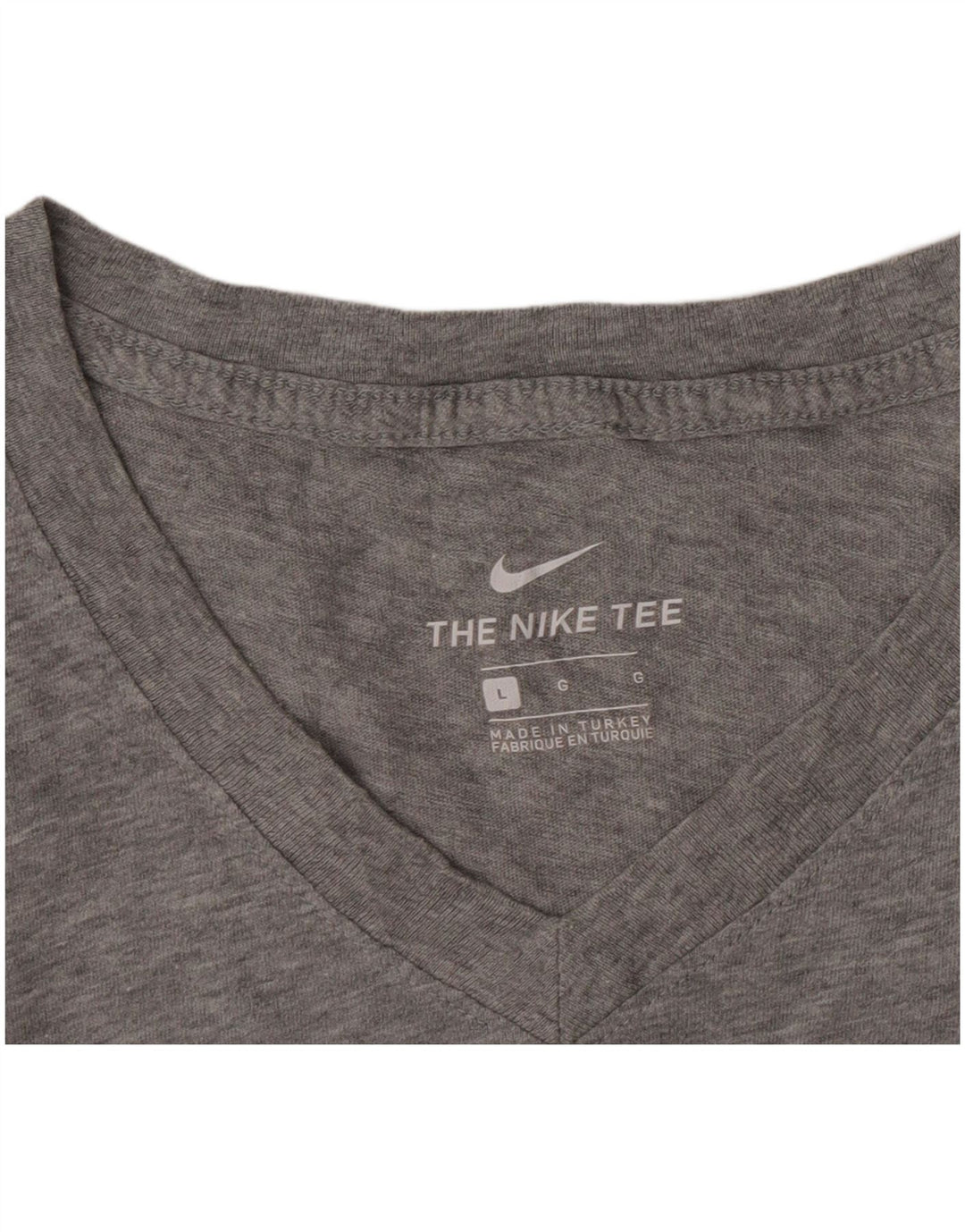 T-shirt Nike da uomo grande grigia