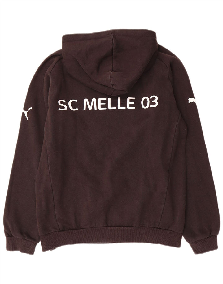 Felpa con cappuccio grafica da ragazzo Puma 15-16 anni 2XL poliestere nero