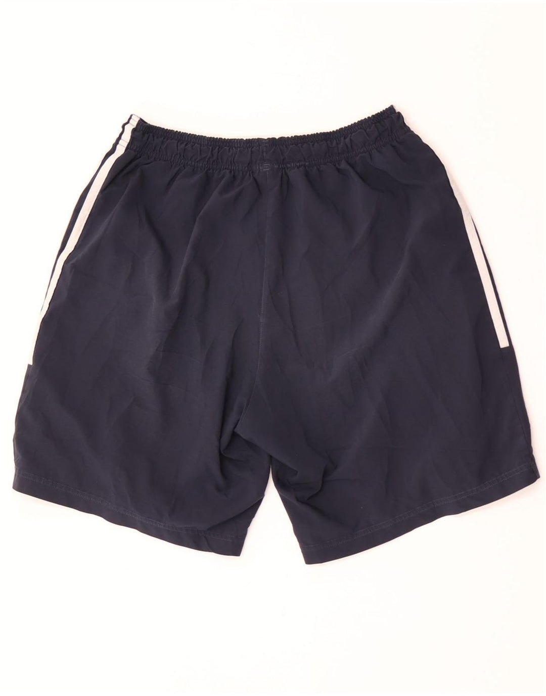 Pantaloncini sportivi da uomo Adidas piccoli in poliestere blu navy