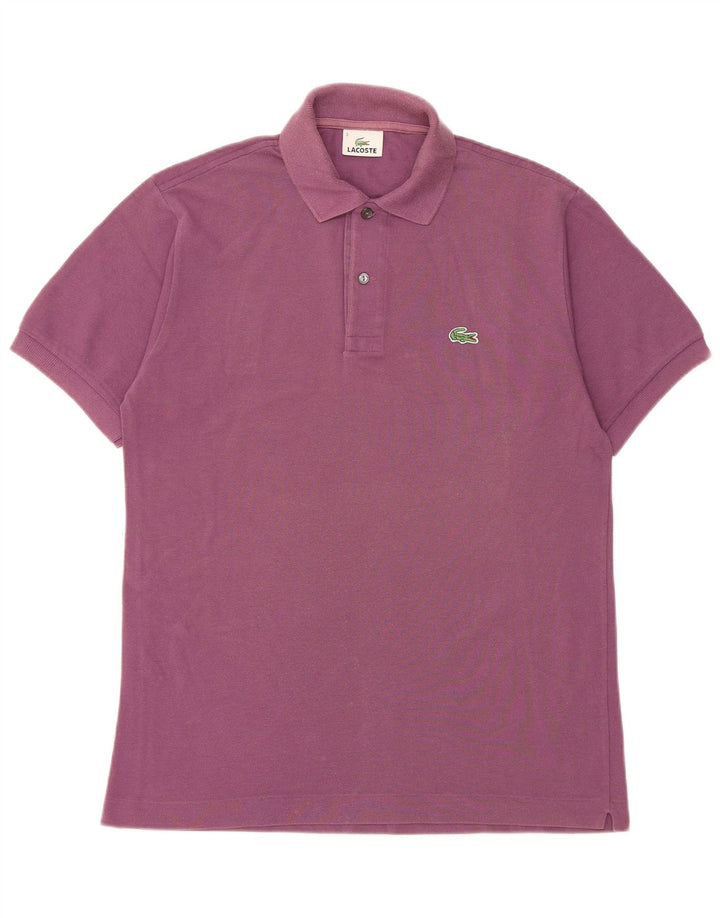 Polo da uomo Lacoste taglia 3 piccola in cotone viola