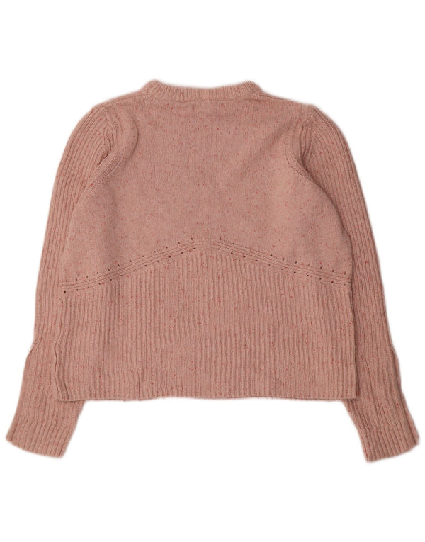 Maglione maglione con scollo a barca Marks & Spencer da donna Per Una UK 14 Rosa medio