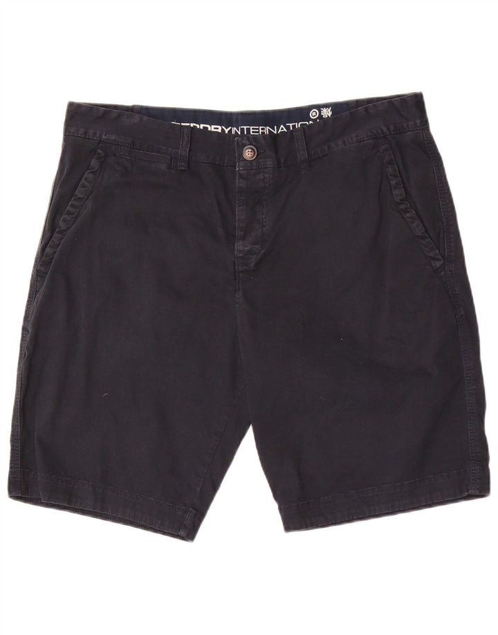 Pantaloncini chino da uomo Superdry XL W36 cotone nero