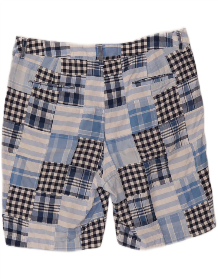 L.L.BEAN Womens Favorite Fit Chino Shorts US 16 2XL W38  Blue Patchwork Vintage L.L.Bean and Second-Hand L.L.Bean from Messina Hembry 