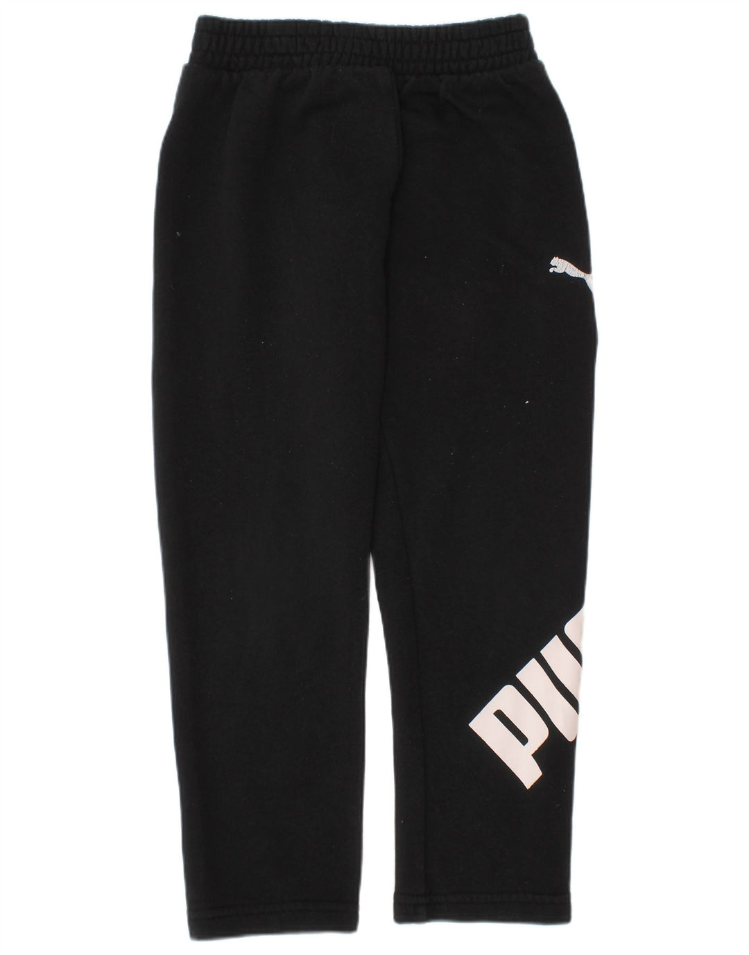Pantaloni da tuta grafica da ragazzo Puma 4-5 anni in cotone nero